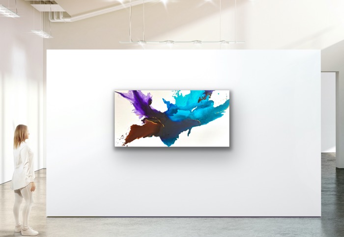 Original Abstract Modern Painting - Free shipping - Home Decor