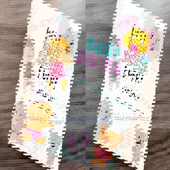 Best Baby Sister Ever Kids Book (Paperback) - Written by Your Child!