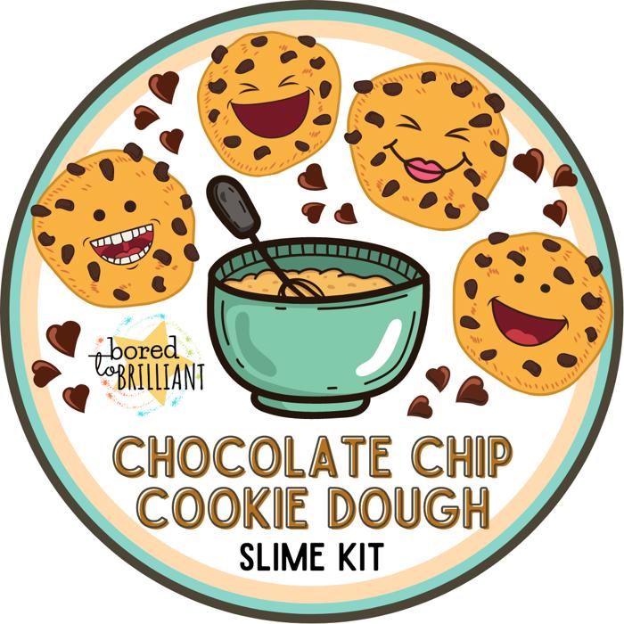 Chocolate Chip Cookie Dough Slime Kit