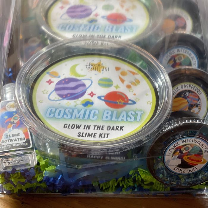 Cosmic Blast Glow-In-The-Dark Slime Kit