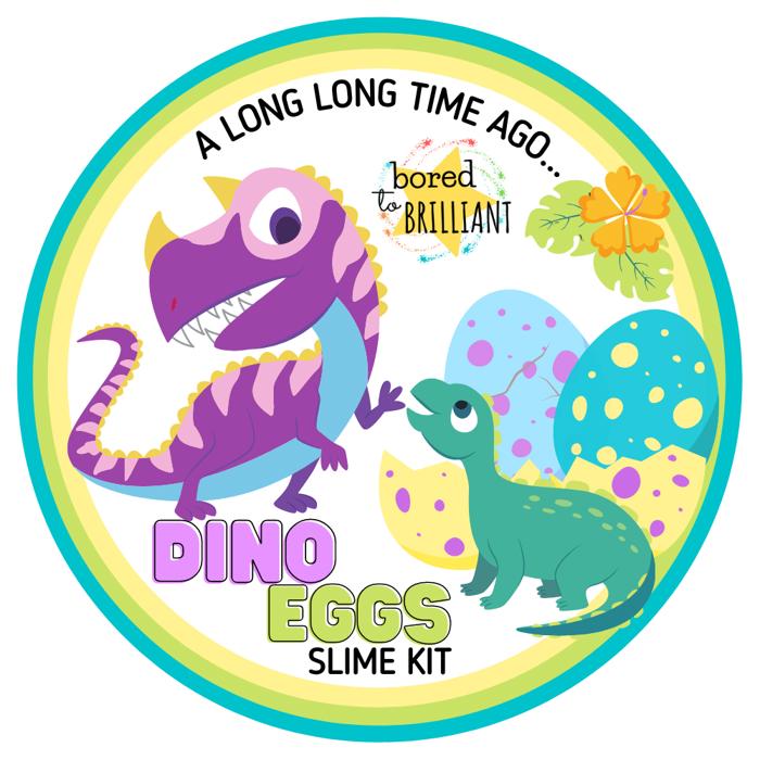 Dino Eggs Butter Slime Kit