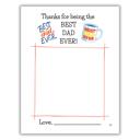  Best Dad Ever! | Personalized Writing & Drawing Book for Kids