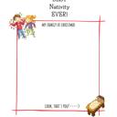  Best Nativity Ever! | Personalized Writing & Drawing Book for Kids