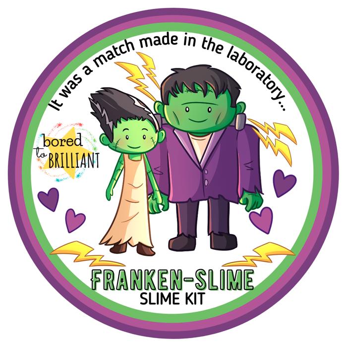 Frankenslime Halloween Slime Kit