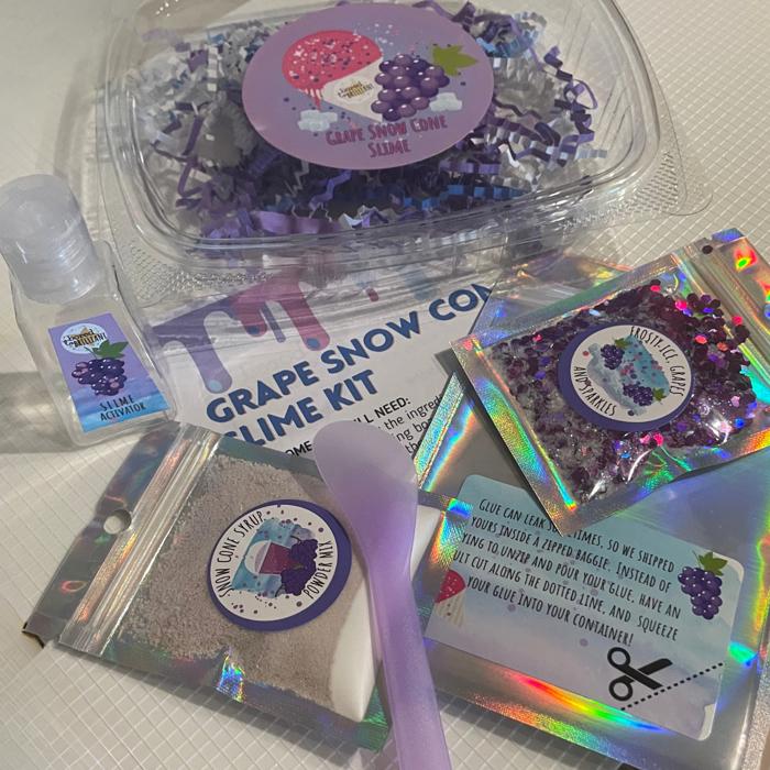Grape Snow Cone Slime Kit
