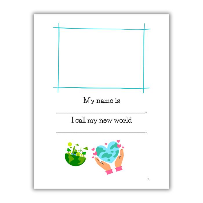 Best Imaginary World Ever! | Personalized Writing & Drawing Book for Kids