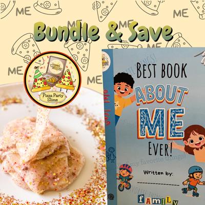 BUNDLE & SAVE on 'Best Book About Me Ever!' - Kids Book (Paperback) AND Pizza Party Slime Kit
