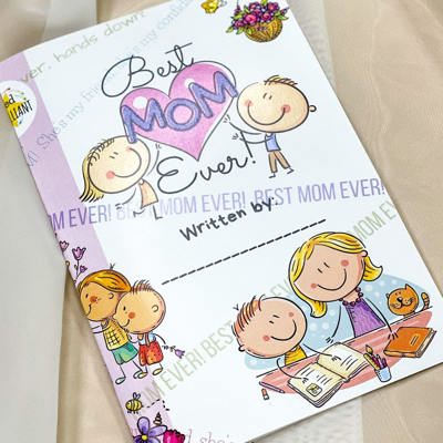 Best Mom Ever Kids Book (Paperback) - Written by Your Child!