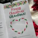  Merry Christmas Grandma - Kids Book (Paperback) - Written by Your Child!