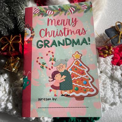 Merry Christmas Grandma - Kids Book (Paperback) - Written by Your Child!