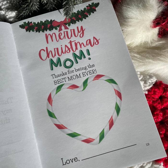 Merry Christmas Mom - Kids Book (Paperback) - Written by Your Child!