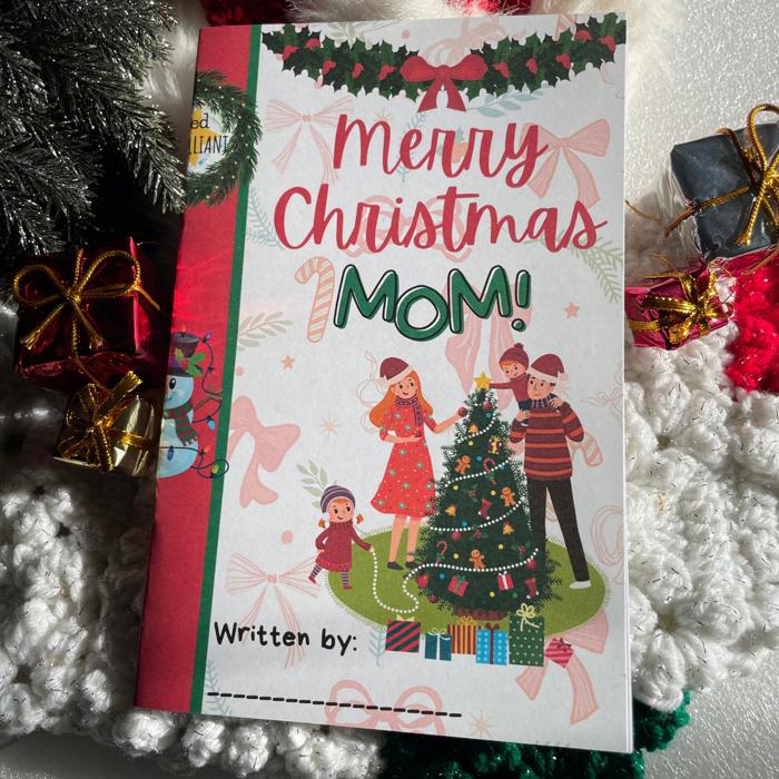 Merry Christmas Mom - Kids Book (Paperback) - Written by Your Child!