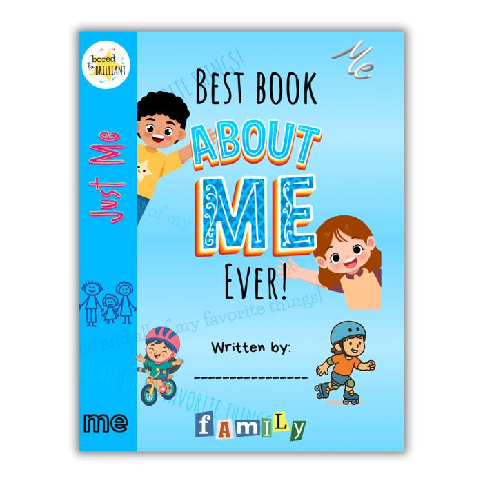 Best Book About Me Ever! | Personalized Writing & Drawing Book for Kids