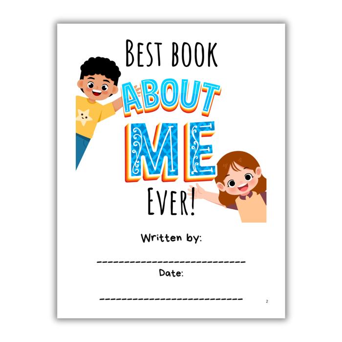 Best Book About Me Ever! | Personalized Writing & Drawing Book for Kids