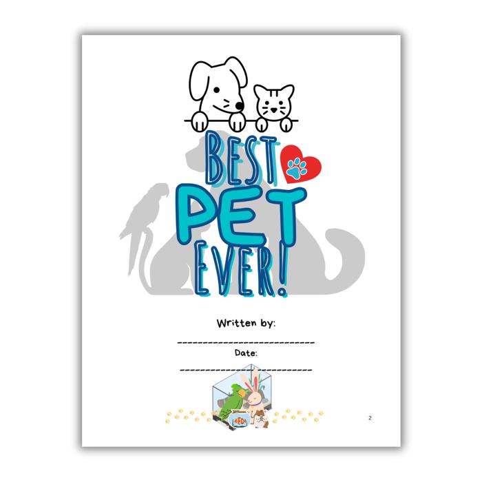 Best Pet Ever! | Personalized Writing & Drawing Book for Kids