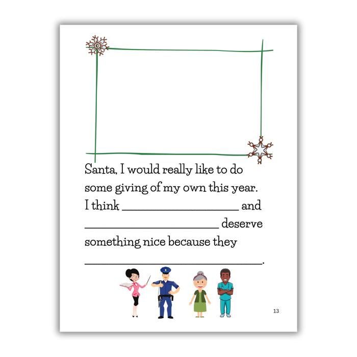 Best Letter to Santa Ever! | Personalized Writing & Drawing Book for Kids