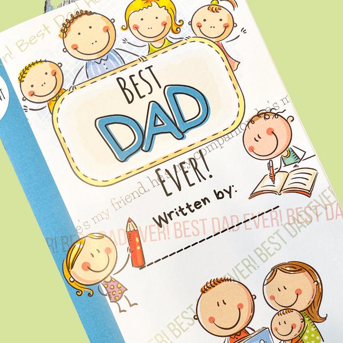 Best Dad Ever Kids Book (Paperback) - Written by Your Child!