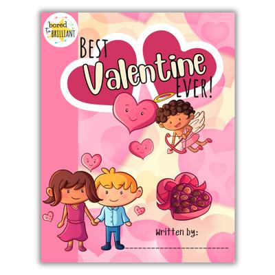 Best Valentine Ever! | Personalized Writing & Drawing Book for Kids