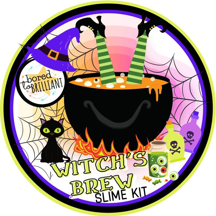 Witch’s Brew Glow-In-The-Dark Halloween Slime Kit
