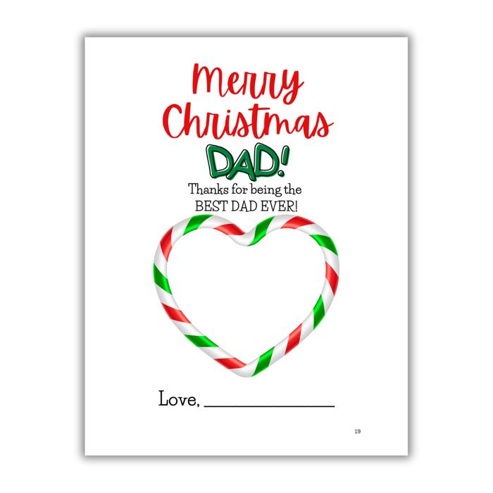 Merry Christmas Dad! | Personalized Writing & Drawing Book for Kids | Gift for Dad