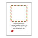  BUNDLE & SAVE! 'Merry Christmas Grandma' AND 'Merry Christmas Grandpa' | Personalized Writing & Drawing Book for Kids | Gifts for Grandma AND Grandpa