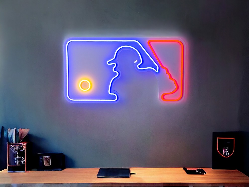 MLB Baseball Pitcher Led Neon Light Wall Decor