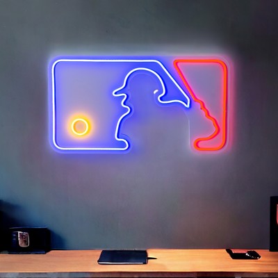 MLB Baseball Pitcher Led Neon Light Wall Decor