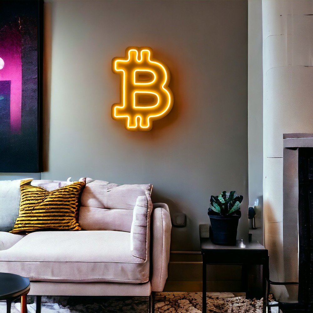 Bitcoin Led Neon Light Wall Decor