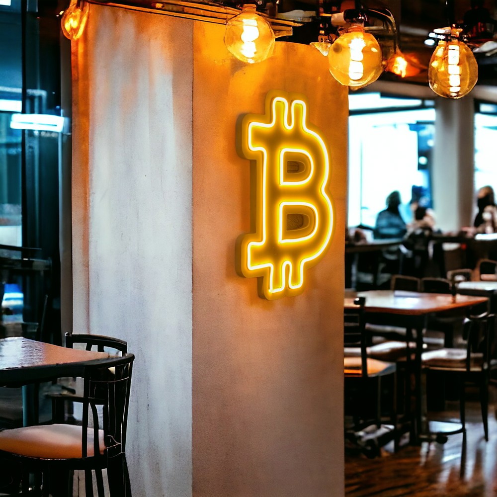 Bitcoin Led Neon Light Wall Decor