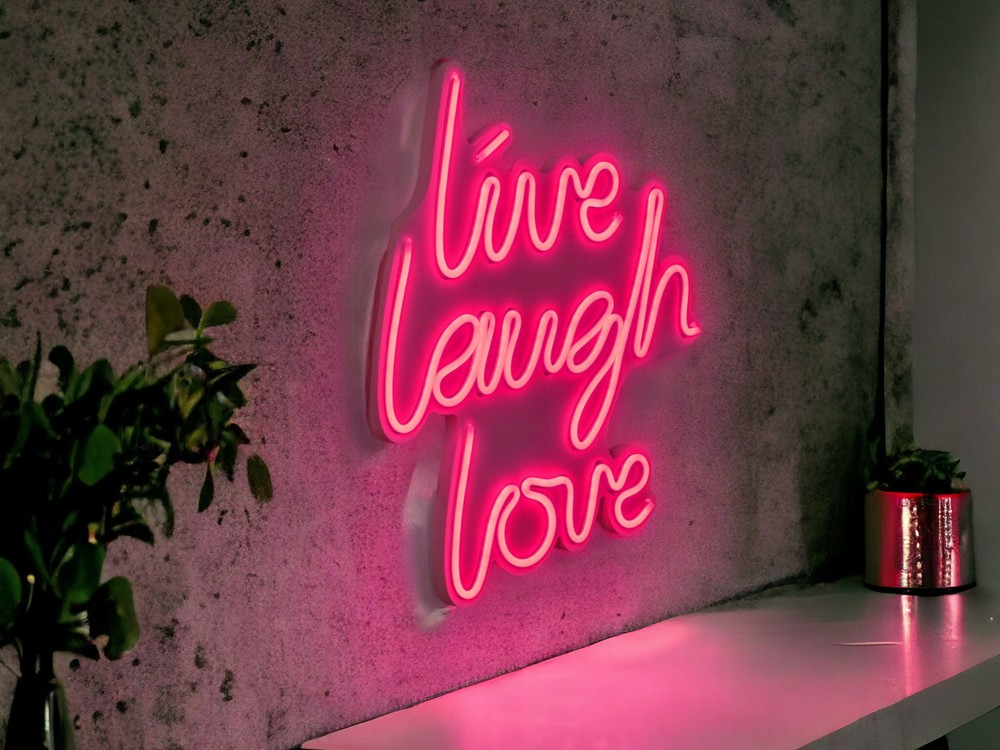 Live Laugh Love Led Neon Light Wall Decor