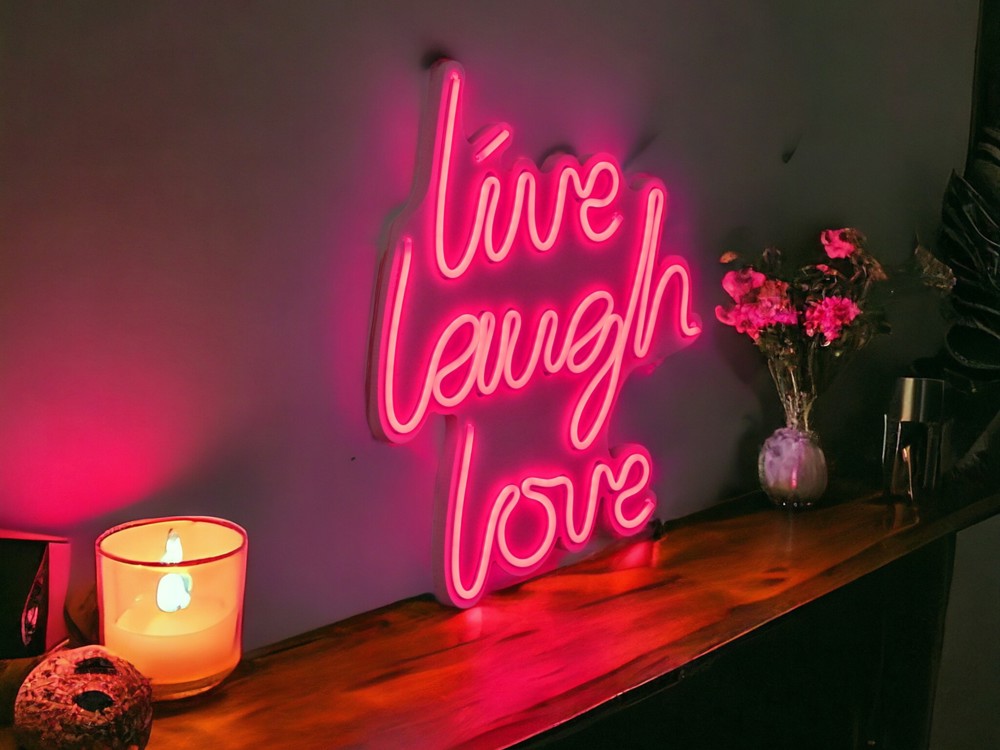 Live Laugh Love Led Neon Light Wall Decor