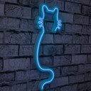  Blue Cat Led Neon Light Wall Decor