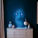  Blue Cat Led Neon Light Wall Decor