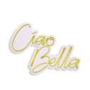 Yellow Ciao Bella Led Neon Light Wall Decor