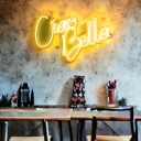 Yellow Ciao Bella Led Neon Light Wall Decor