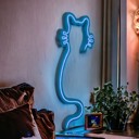  Blue Cat Led Neon Light Wall Decor