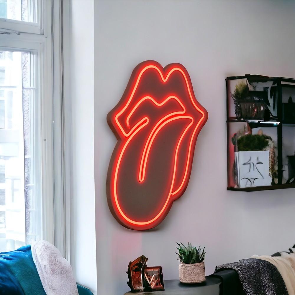 Rolling Stones Led Neon Light Wall Decor