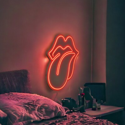 Rolling Stones Led Neon Light Wall Decor