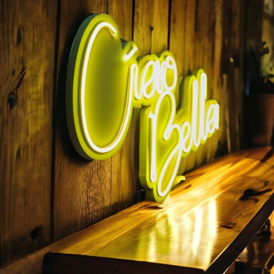 Ciao Bella Led Neon Light Wall Decor