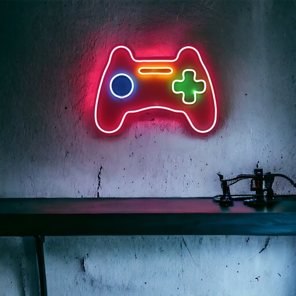 PS Gamepad Led Neon Light Wall Decor