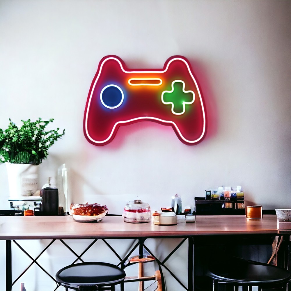 PS Gamepad Led Neon Light Wall Decor