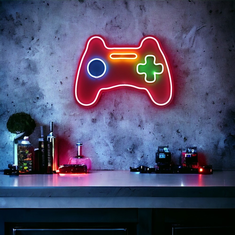 PS Gamepad Led Neon Light Wall Decor