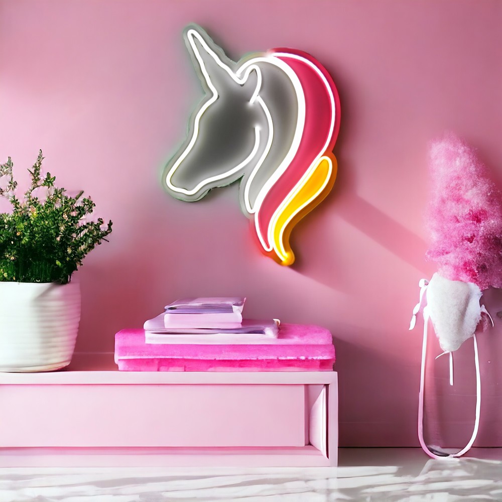 Unicorn Led Neon Light Kids Room Decor