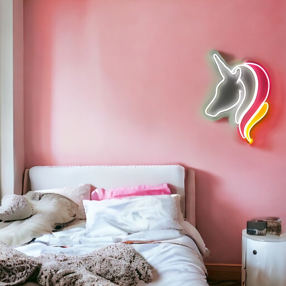 Unicorn Led Neon Light Kids Room Decor