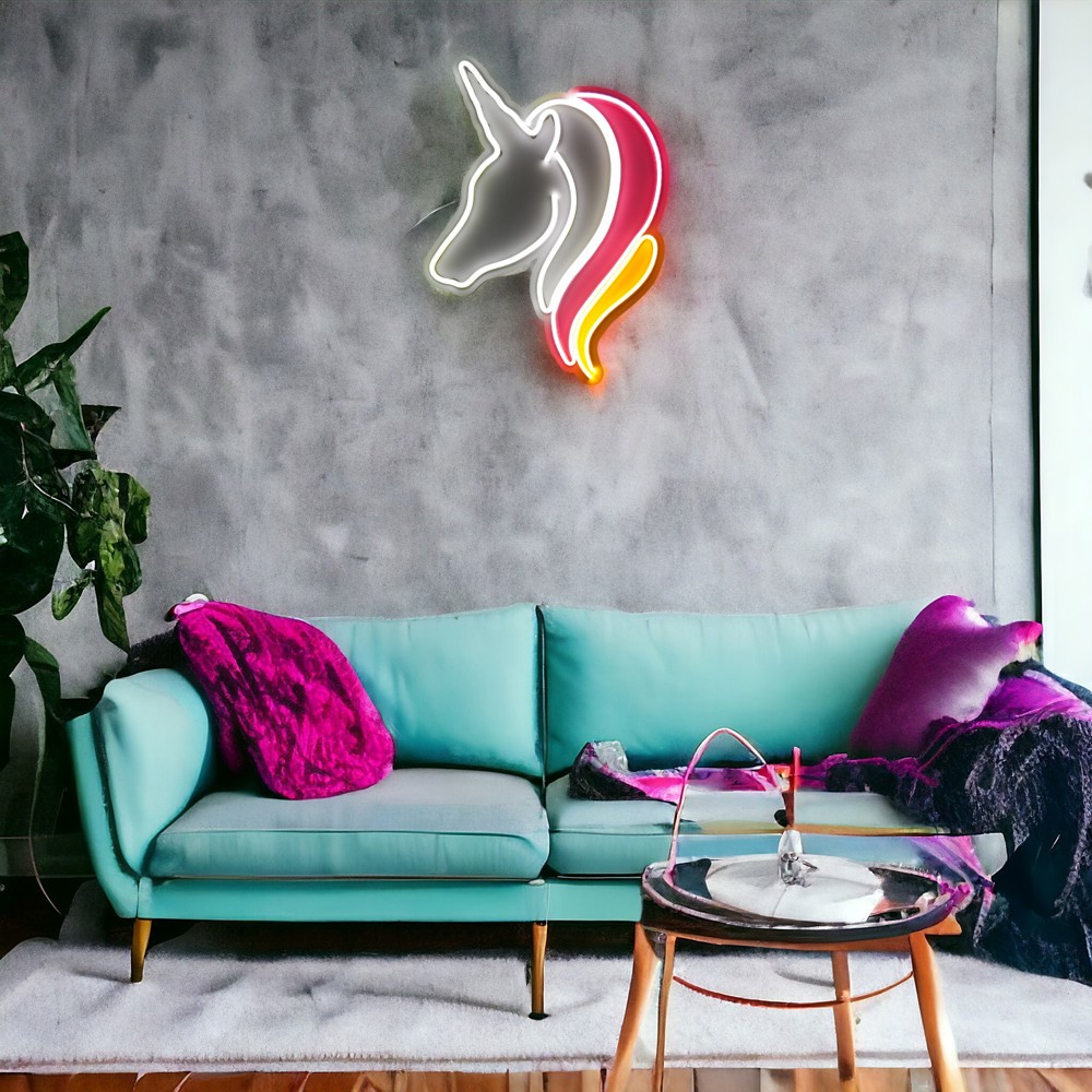 Unicorn Led Neon Light Kids Room Decor