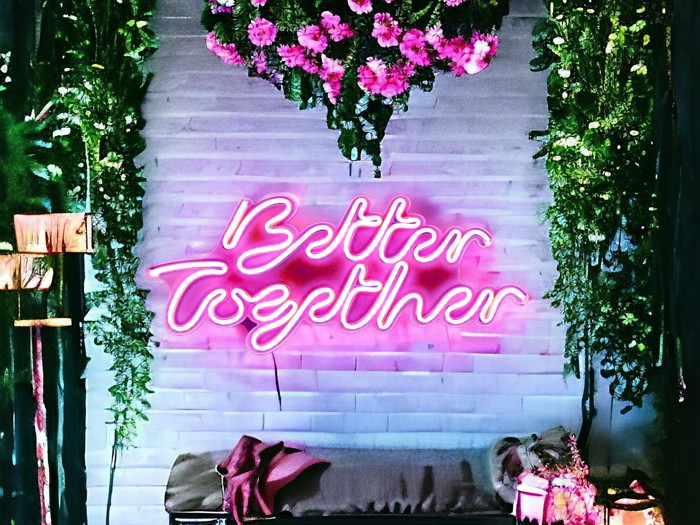 Better Together Led Neon Wall Decor Light