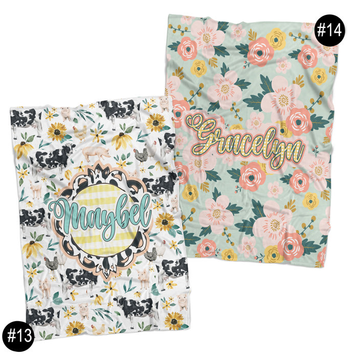 Personalized Custom Baby Blanket