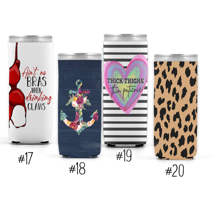 Cute and Cheeky Tall Drink Koozies, Unique & Fun Stocking Stuffer