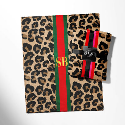 Custom Cheetah Leopard Stripe Blanket, trendy popular gift, Best Seller, Teen, Tween, Daughter, Unique Gift