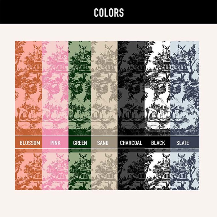 Custom Accessory Zip Bag, Travel Pouch, Makeup Bag, Toile Designer Stripe